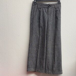 Free People Gray Wide Leg Pants